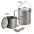 Outdoor Titanium Cookware for Camping